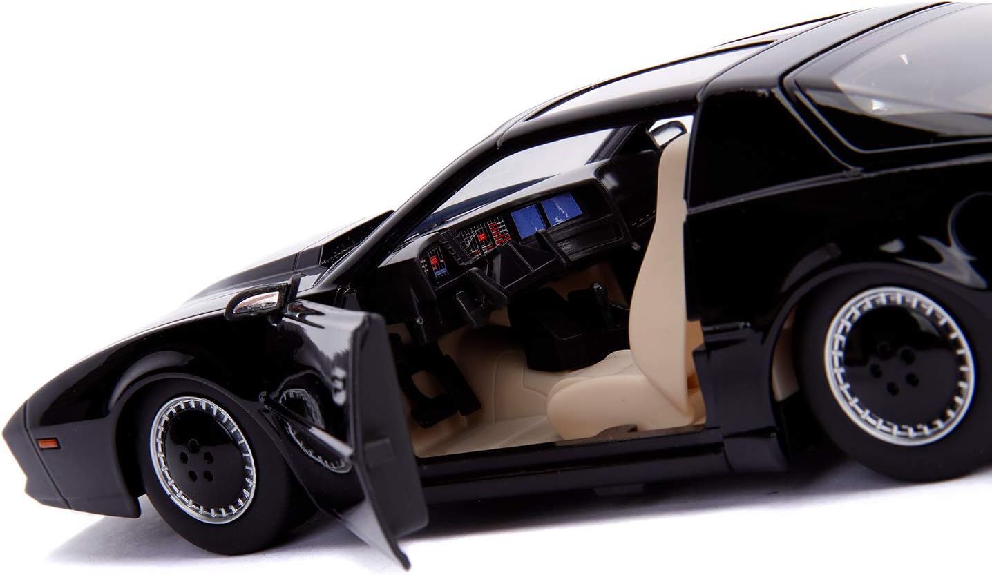 Knight Rider1982 Pontiac Trans Am1:24 Scale Die-Cast Replica Car - Freewheeling with Opening Doors 3