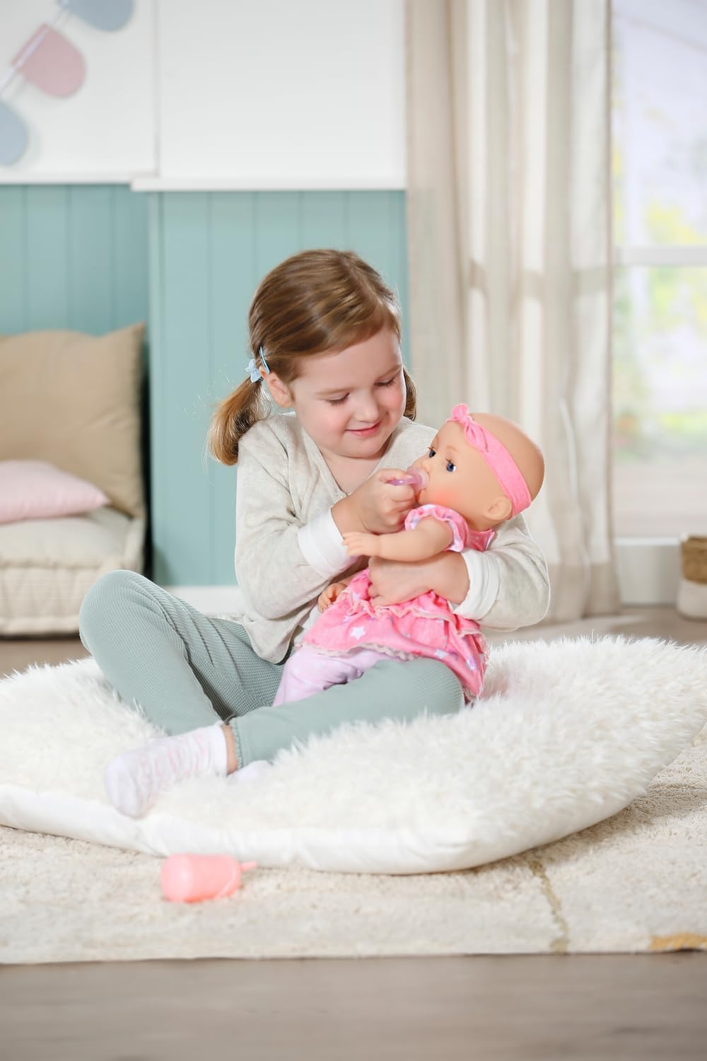 Baby Annabell Mia So Soft 710678 - 43cm Pink Doll with Soft Body & Real-Life Eye Features 2