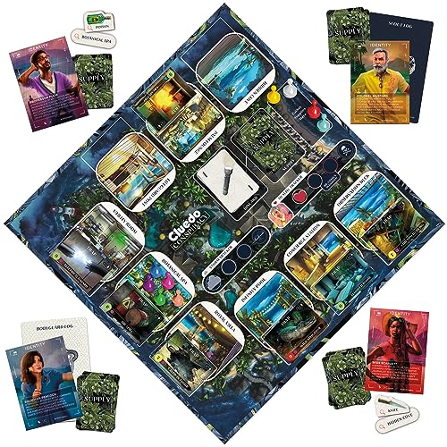 Hasbro Gaming Cluedo Conspiracy Detective Board Game for 4-10 Players