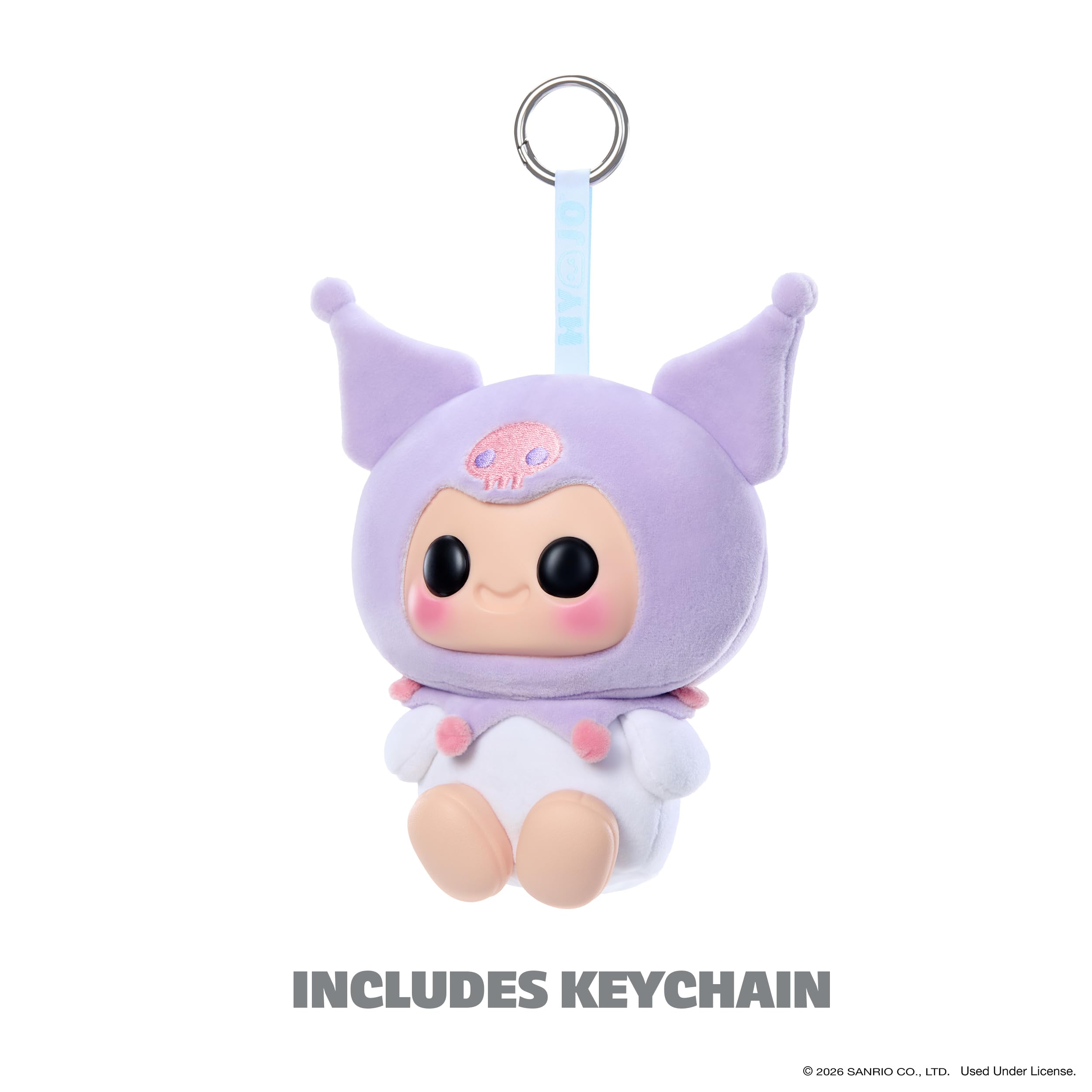 Hyojo Hello Kitty and Friends Squishy Collectible - Includes Hello Kitty, Kuromi, or Pompompurin | Plush Material | Ages 8+
