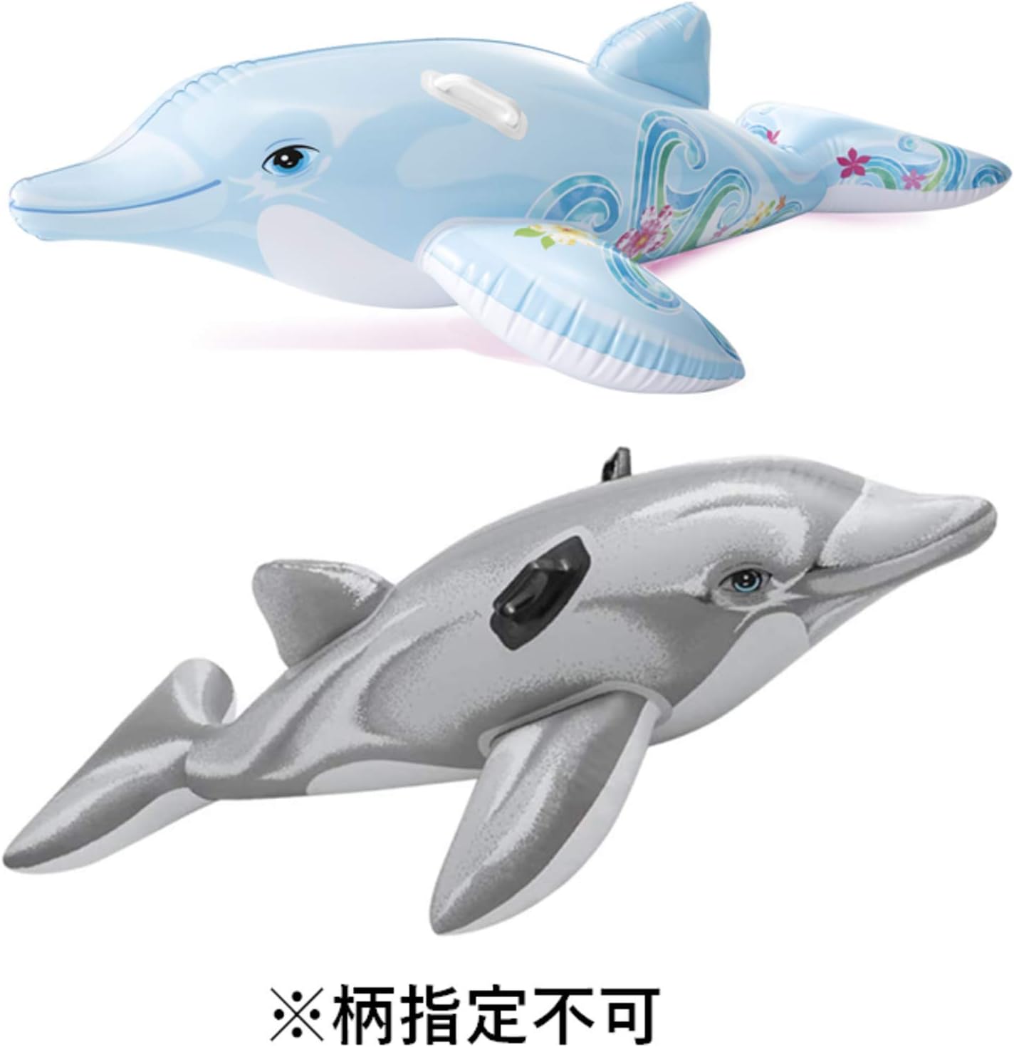 Intex Lil' Dolphin Ride-On Inflatable - Grey 2