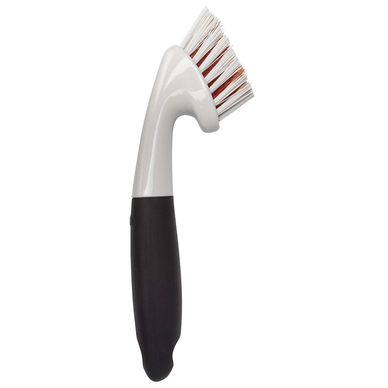 OXO Good Grips Bathroom Cleaning Brush - Tough Bristles for Grout & Scum | Non-Slip Handle