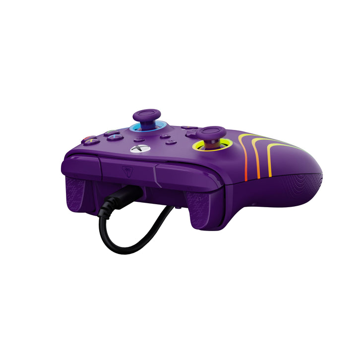 Turtle Beach Afterglow Wave Purple Wired RGB Gaming Controller for Xbox & PC
