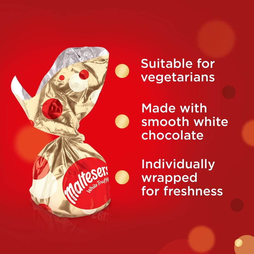 Maltesers White Chocolate Truffles Gift Box, 200g