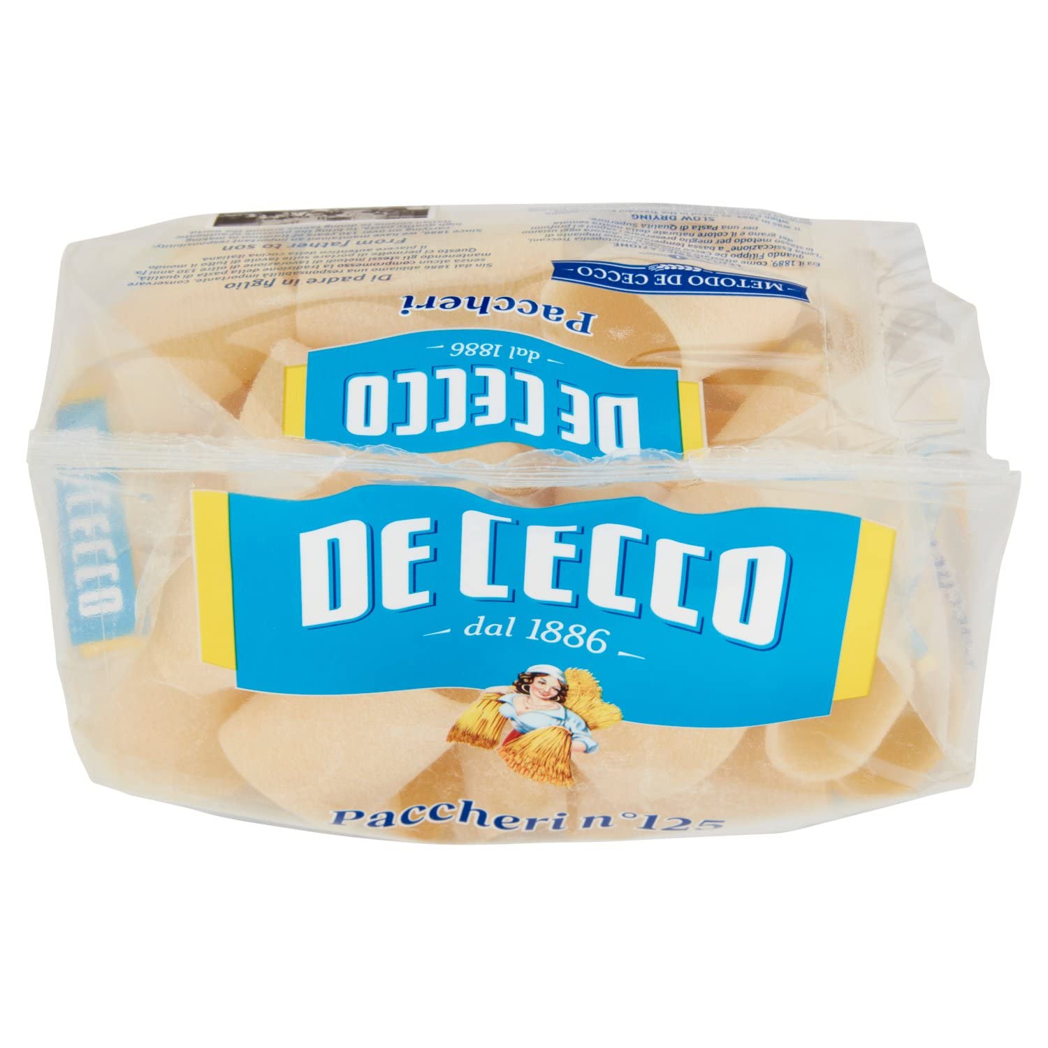 De Cecco Paccheri No. 125 Pasta - Bronze Cut, Premium Italian Durum Wheat | 500g 5