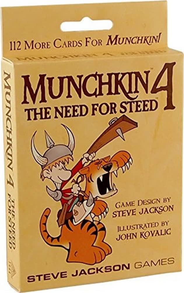Steve Jackson Games Munchkin 4: Das Kartenspiel „The Need for Steed“