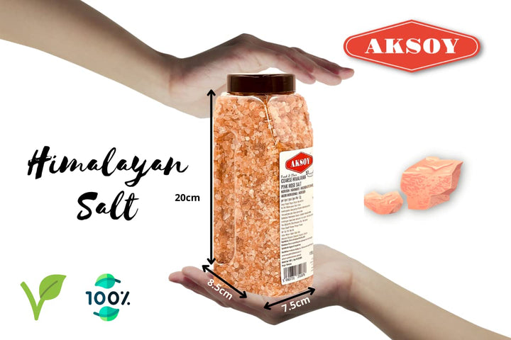 Aksoy Pink Himalayan Salt 1.15KG - Fine Grain, GMO Free, Chemical Free, Premium Himalayan Salt