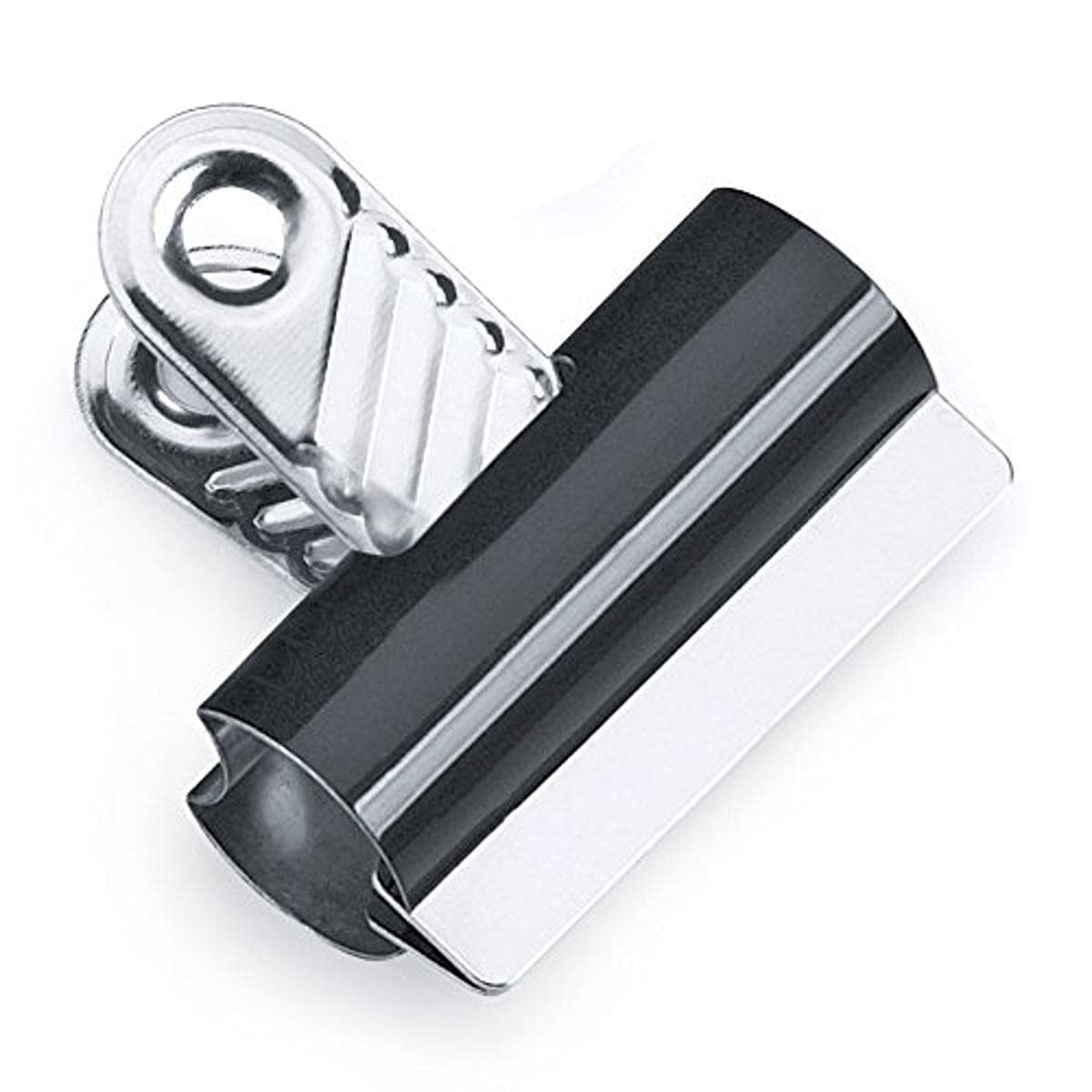 RAPESCO RCB060B1 Letter Clips - 60 mm Capacity, Black, Pack of 10 | Reusable Steel 1