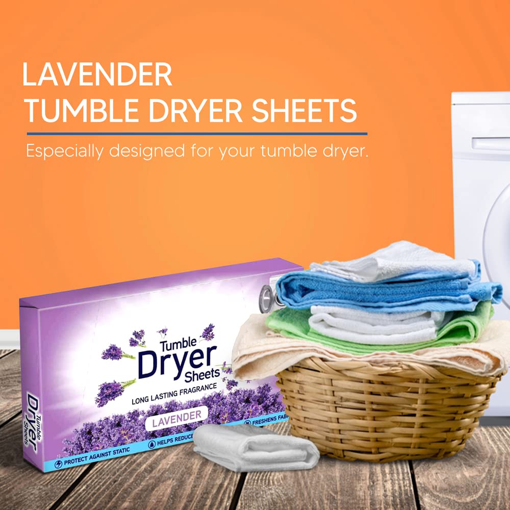 KARRMA - Lavender Tumble Dryer Sheets (105 Sheets, Pack of 3) 2