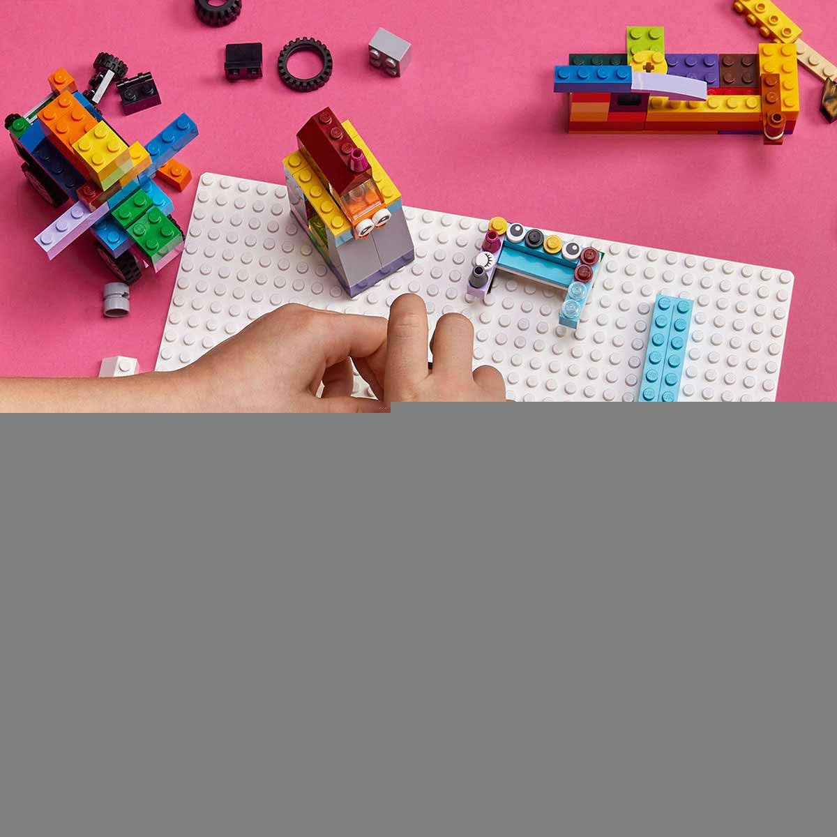 LEGO Classic 11026 White Baseplate Building Base | 32x32 Studs | Ages 4+ 8