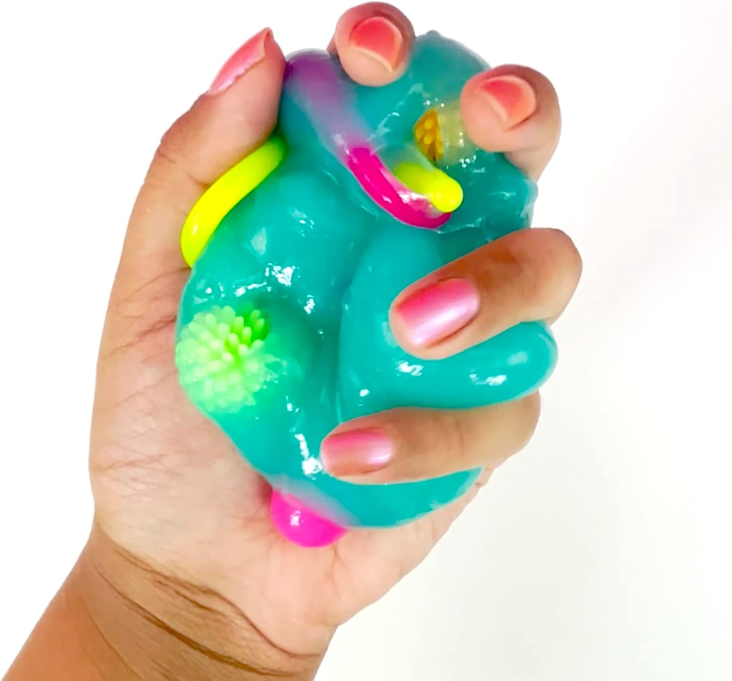 So Slime 1KG Fidget Slime Bucket - Colourful Sensory Slime with Fidget Toys & Storage Container for Kids 6+ 3