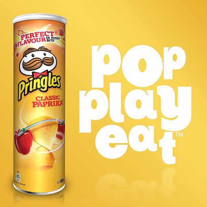 Pringles Paprika Crisps 185g