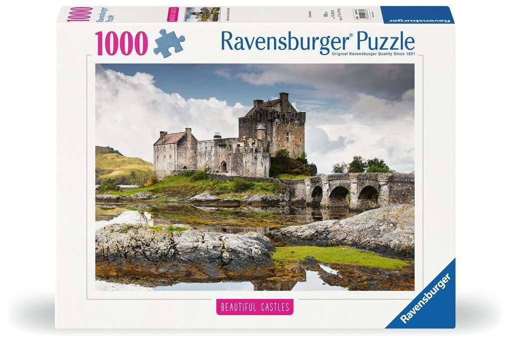 Ravensburger Beautiful Castles - Scotland Jigsaw Puzzle 1000 Piece | Glare-Free | Unisex Adult 1