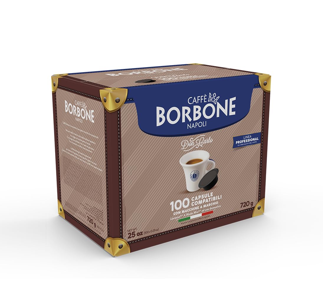 Caffè Borbone Don Carlo Red Blend Coffee Capsules - 100 Count for Lavazza A Modo Mio Machines 2
