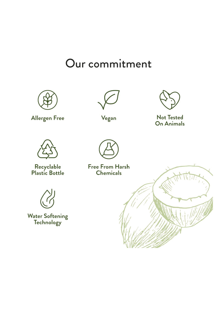 Nimble Cares Plant Based Non Bio Laundry Detergent Fragrance Free 1000ml