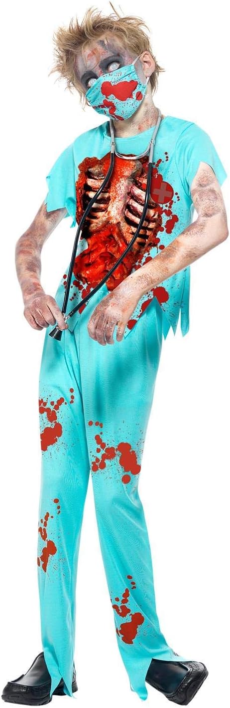 Smiffys Zombie Surgeon Costume - Size L (Ages 10-12)