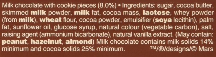 Galaxy Cookie Crumble Milk Chocolate Bar - Movie Night Snack, Chocolate Gift [Blu-ray]