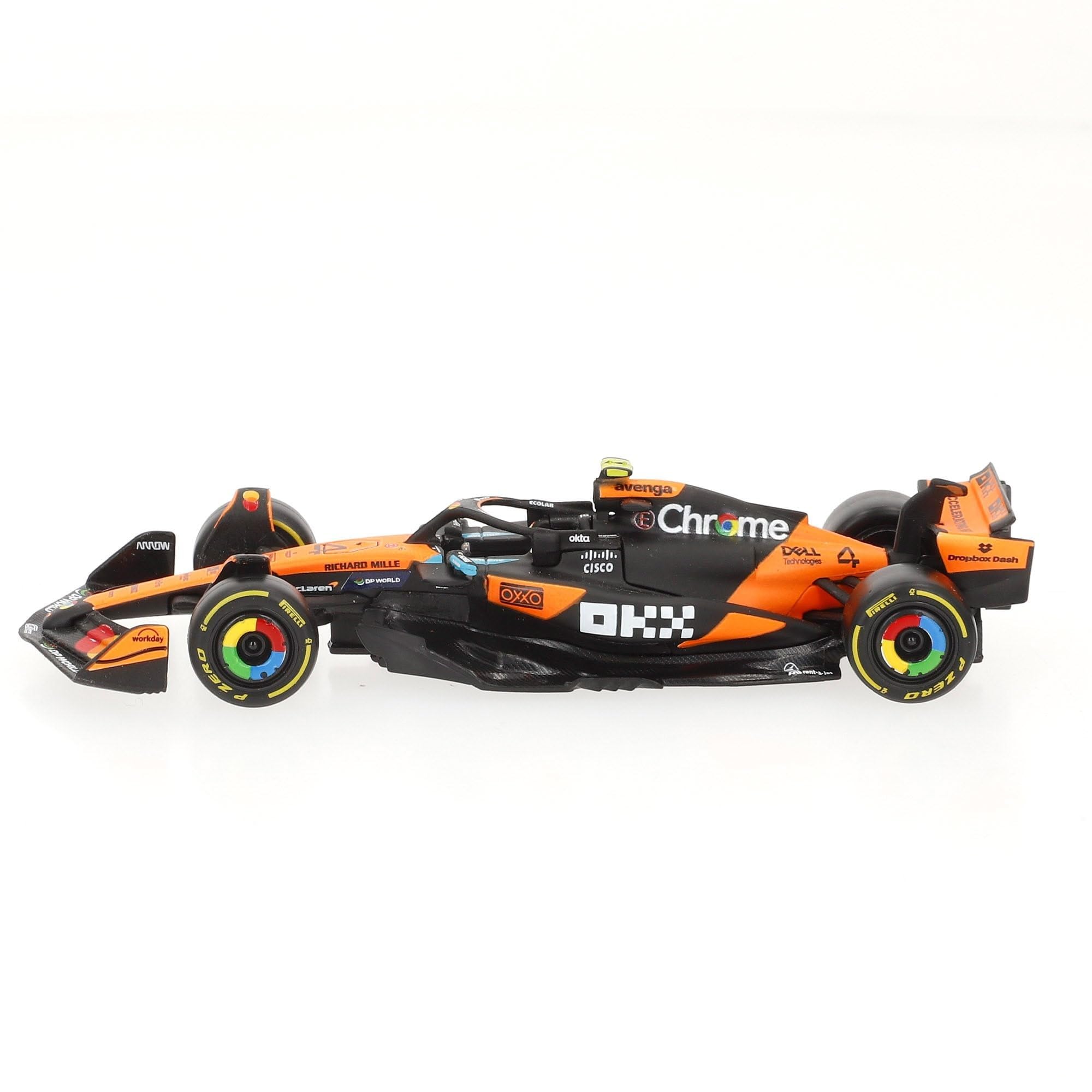Bburago McLaren F1 MCL39 2025 #4 Norris Diecast Car | 1:43 Scale | Metal 6