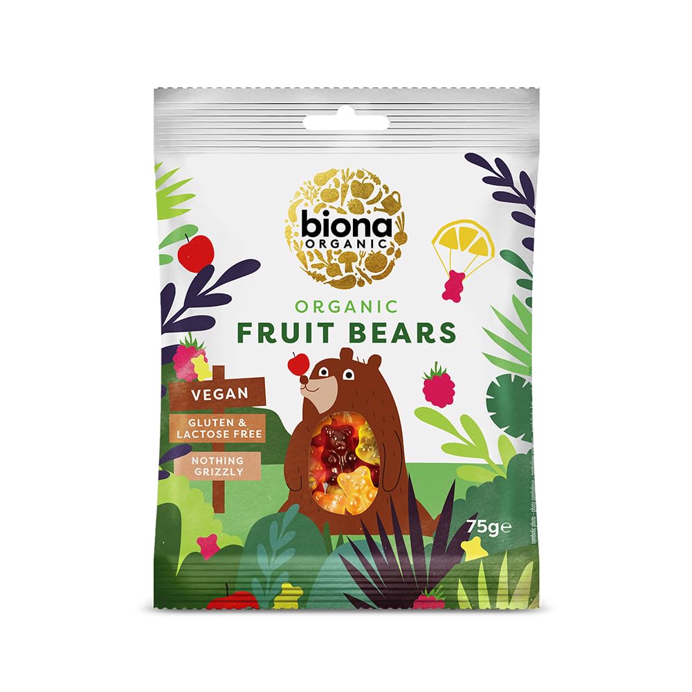 Biona Organic Mini Fruit Bears, 75 g 1