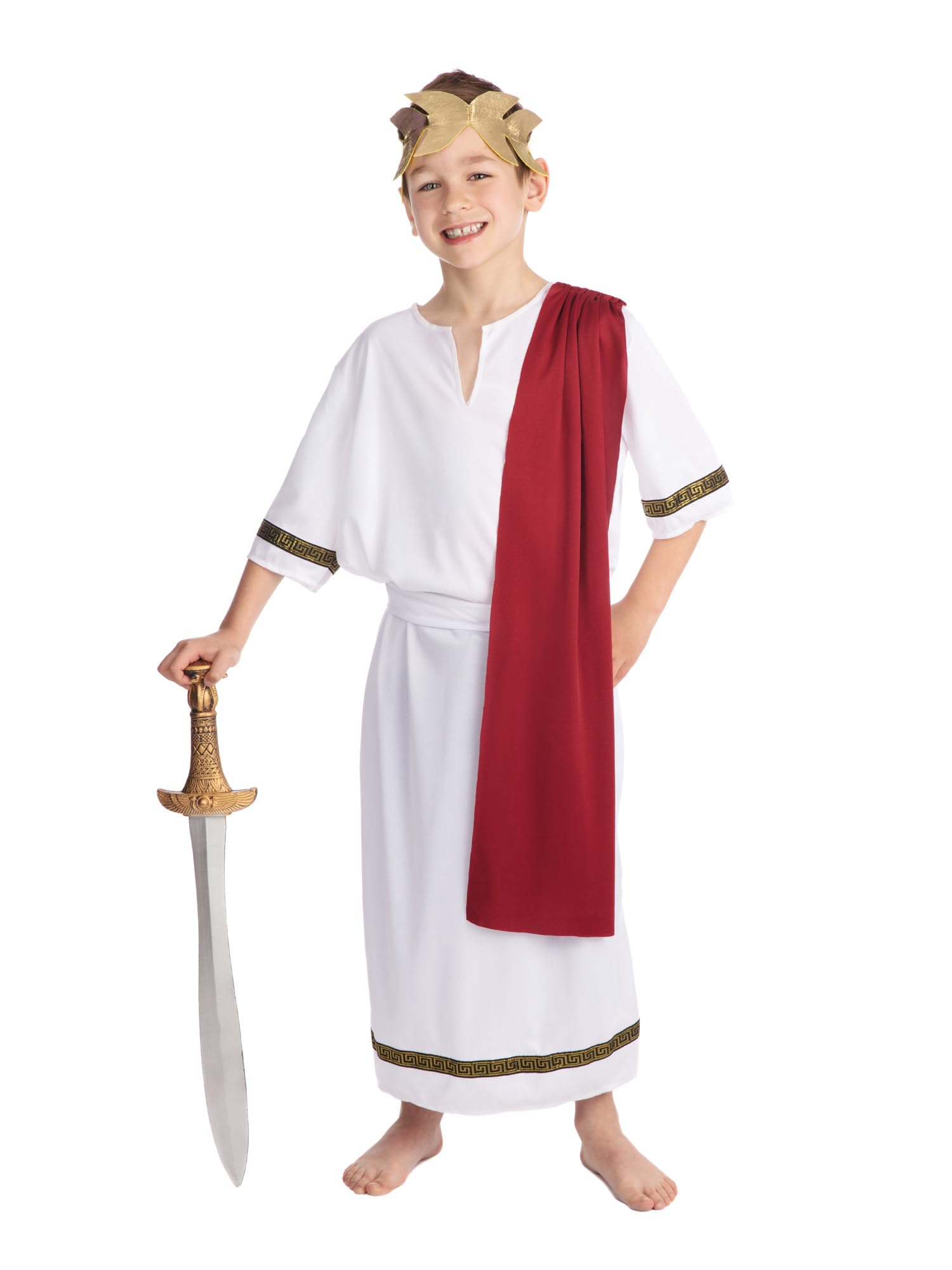 Bristol Novelty Roman Emperor Costume - Child 6-8 Years 8