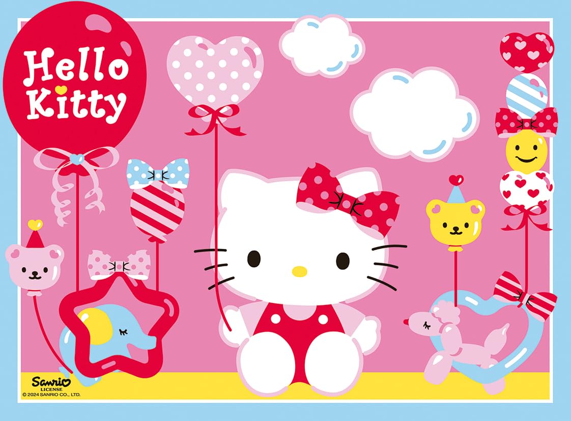 Ravensburger Hello Kitty 4 in a Box Jigsaw Puzzles - 12, 16, 20, 24 Pieces | Ages 3+