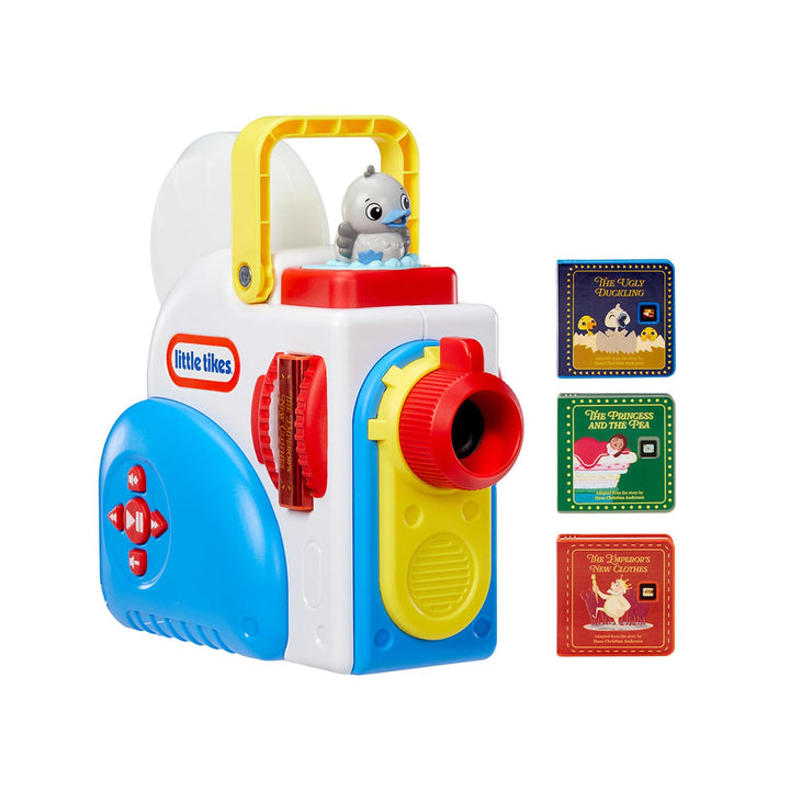 Little Tikes Story Dream Machine Starter Pack - Light, Sound & Audio Projector with 3 Fairytale Stories