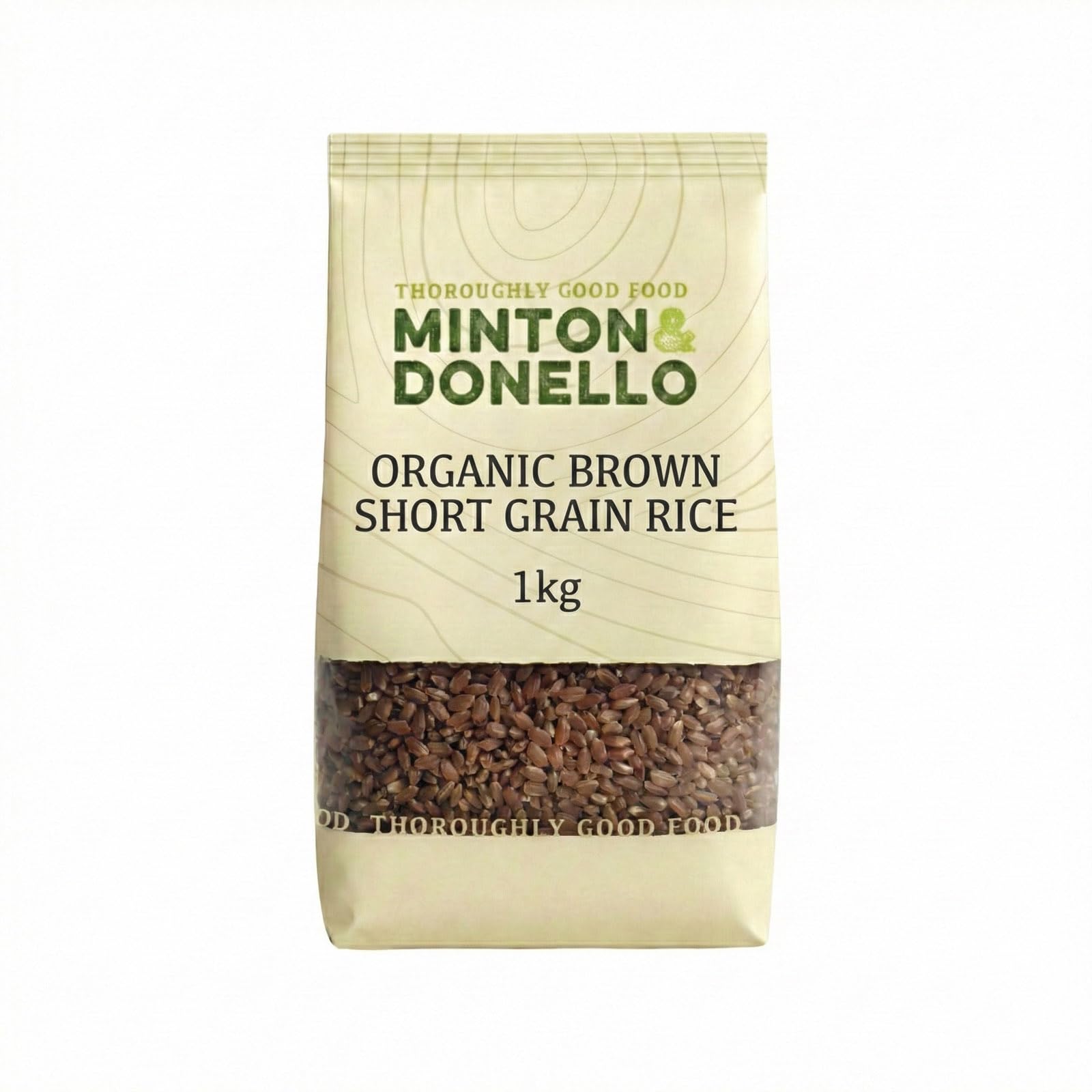 Minton & Donello Organic Short Grain Brown Rice - 1kg Bulk Pack | Rich & Nutty Flavour 1