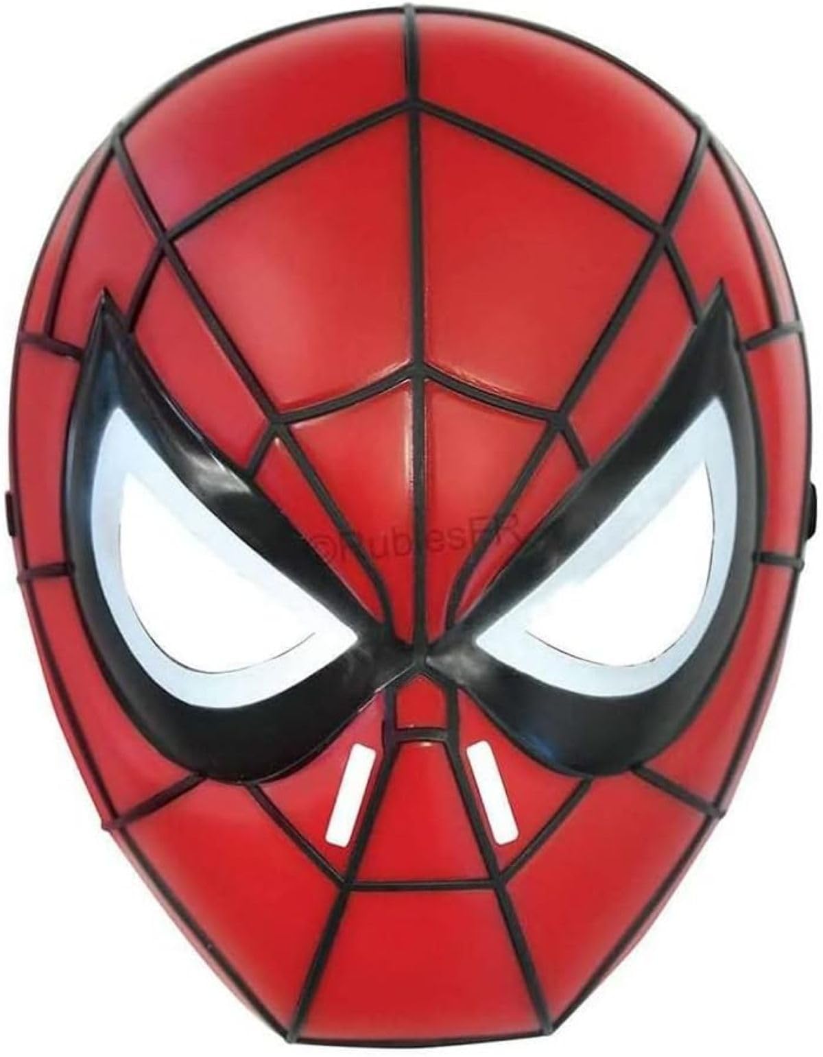Rubies Spiderman 1/2 Mask - Child Size, Red Plastic 1