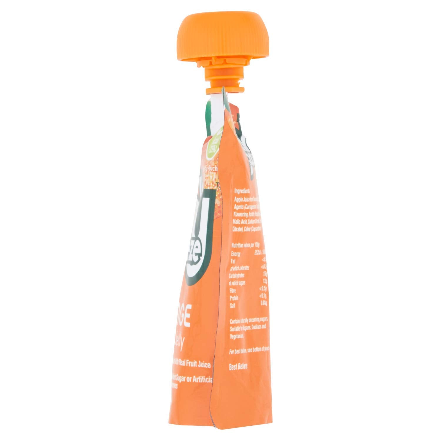 JellySqueeze - Orange Flavour Jelly Pouches, 16 x 95g 3