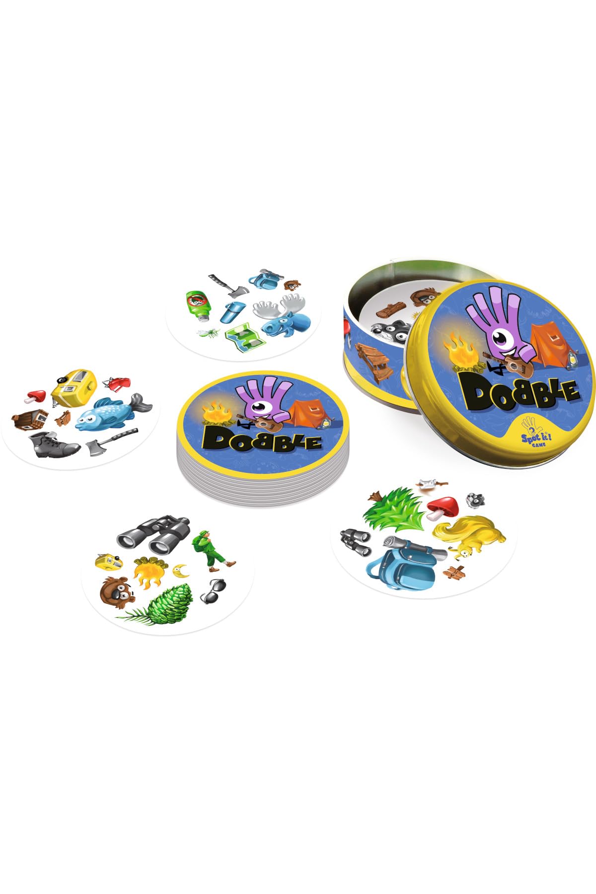 Asmodee Dobble Super Pack (Camping + Classic) Family Card Game for Ages 6 and Up 4