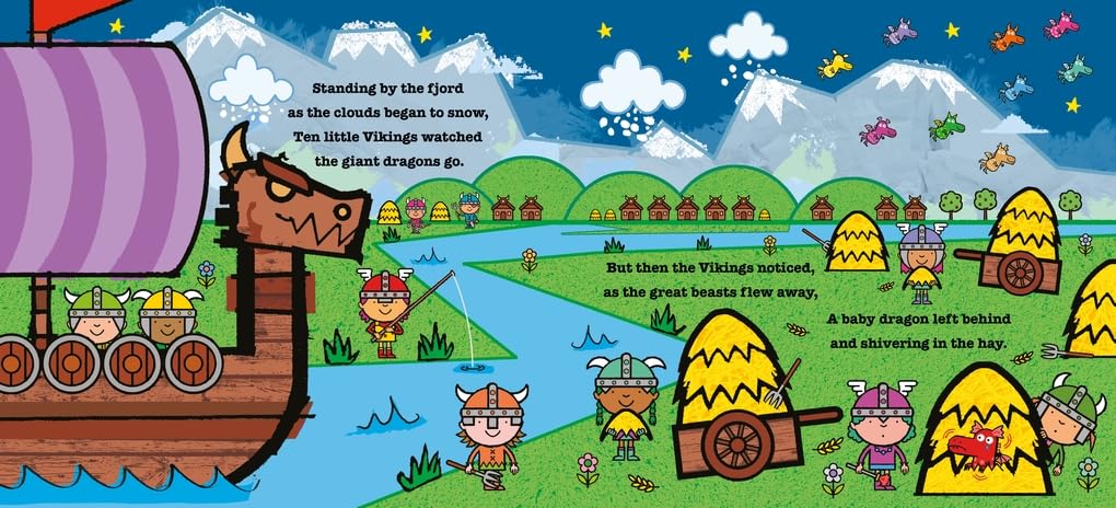 Orchard Books Ten Little Vikings | Stories in Verse | Ages 3-5 2