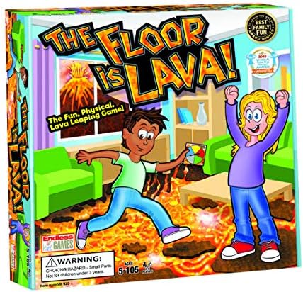 Goliath Games Floor is Lava! Interaktives Brettspiel für Kinder und Erwachsene