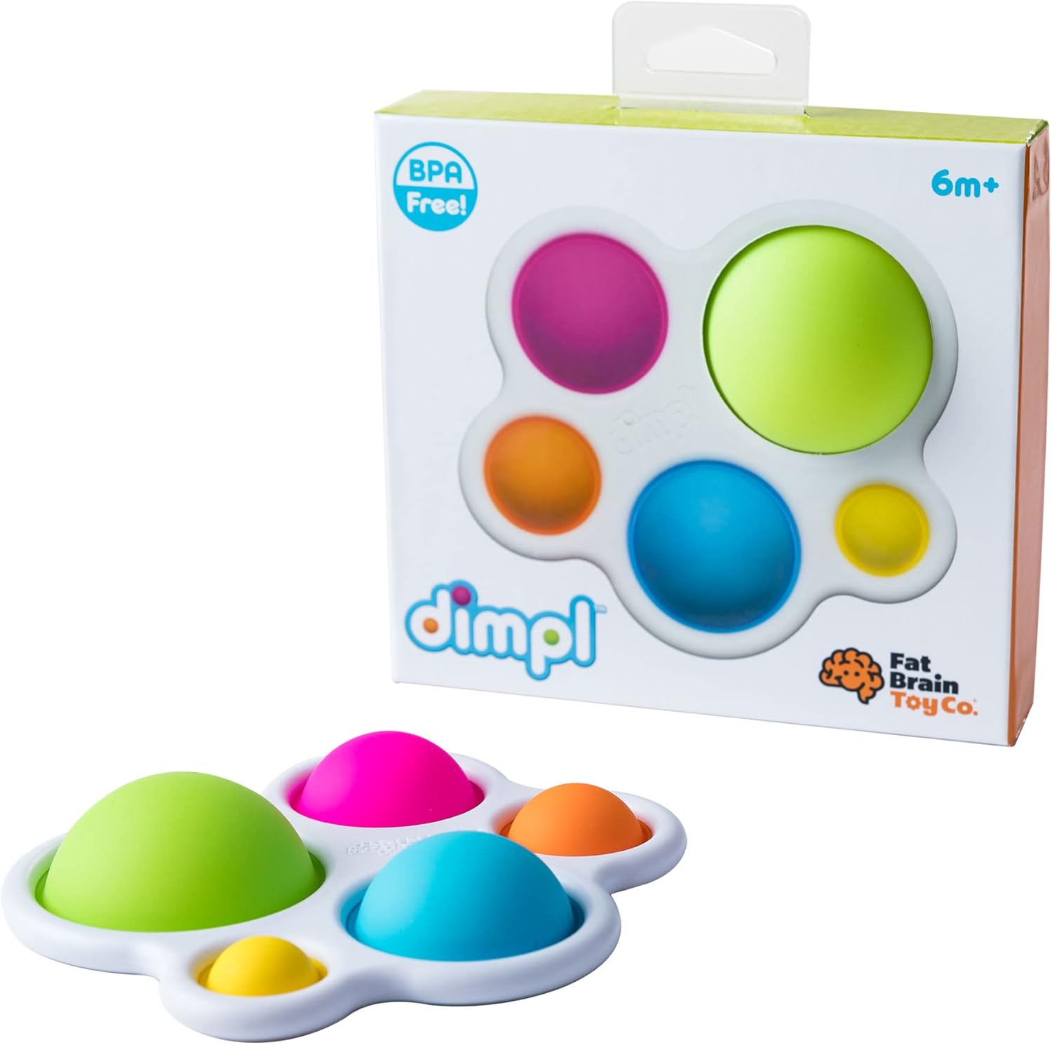 Dimpl - Sensory Push and Pop Toy for Babies 6 Months+ 2