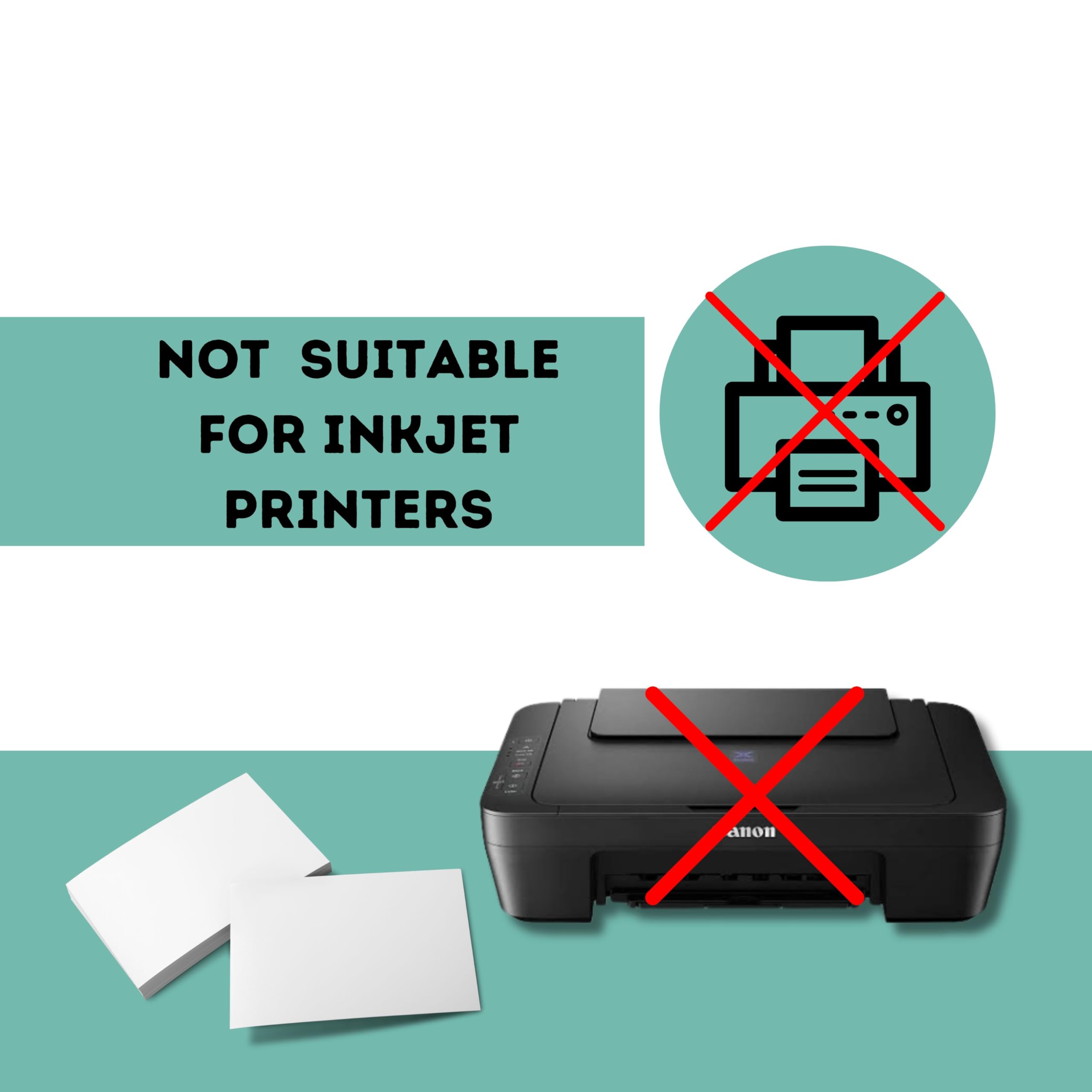 Double Dragon Blank White PVC ID Cards - 100 Pack, CR80 30 Mil, Compatible with Zebra/Fargo Printers 2