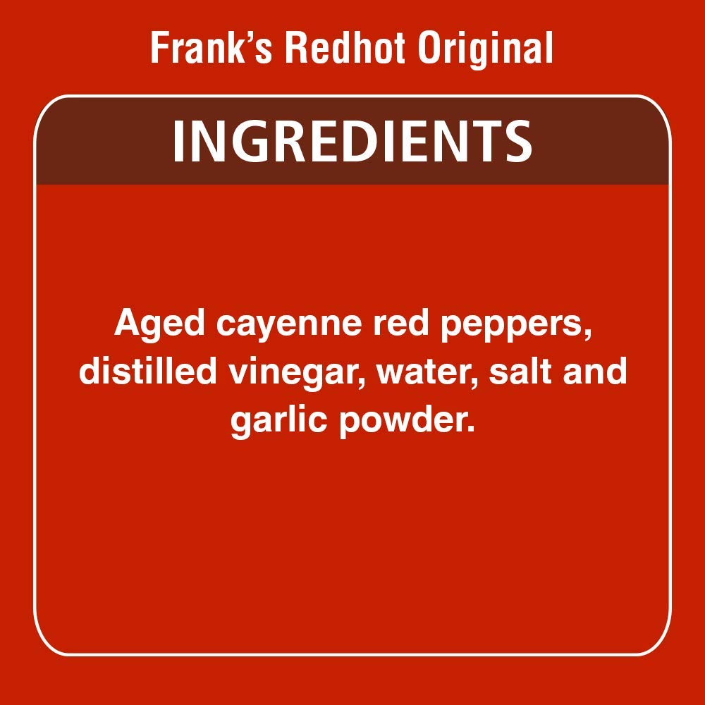 Frank's RedHot Original Cayenne Pepper Sauce 148 ml (Pack of 6) 11