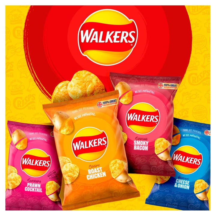 Walkers Roast Chicken Crisps Multipack 6x25g