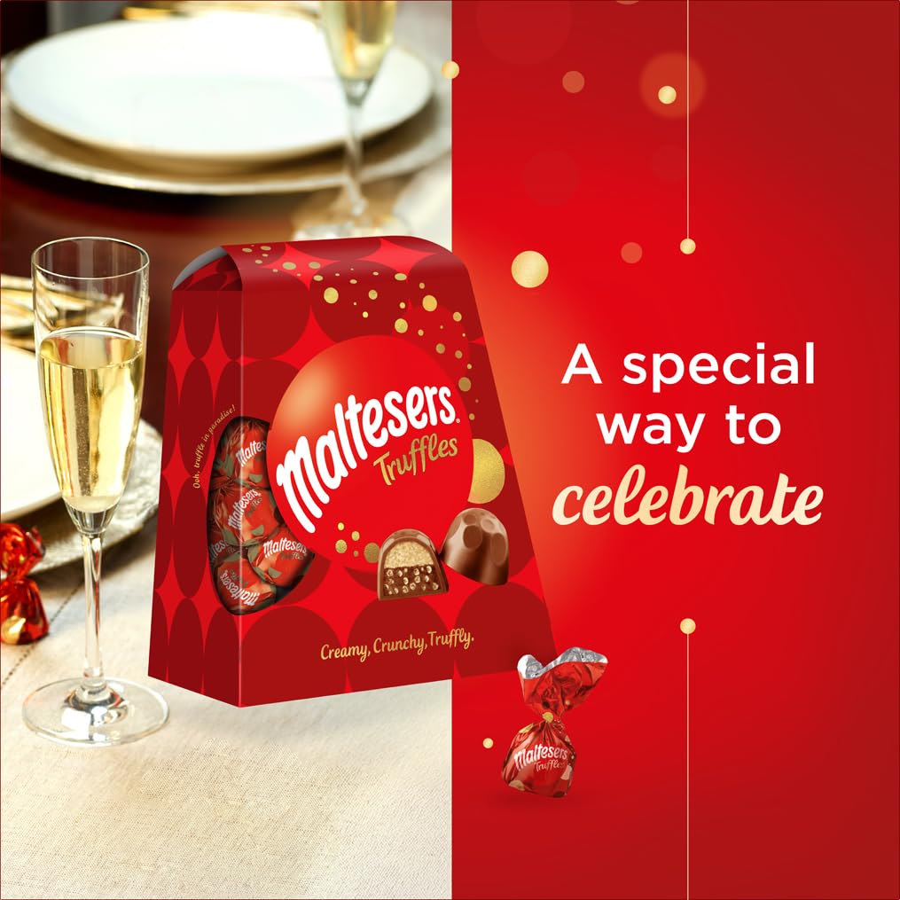Maltesers Truffles Milk Chocolate Gift Box of Chocolates 200g 21
