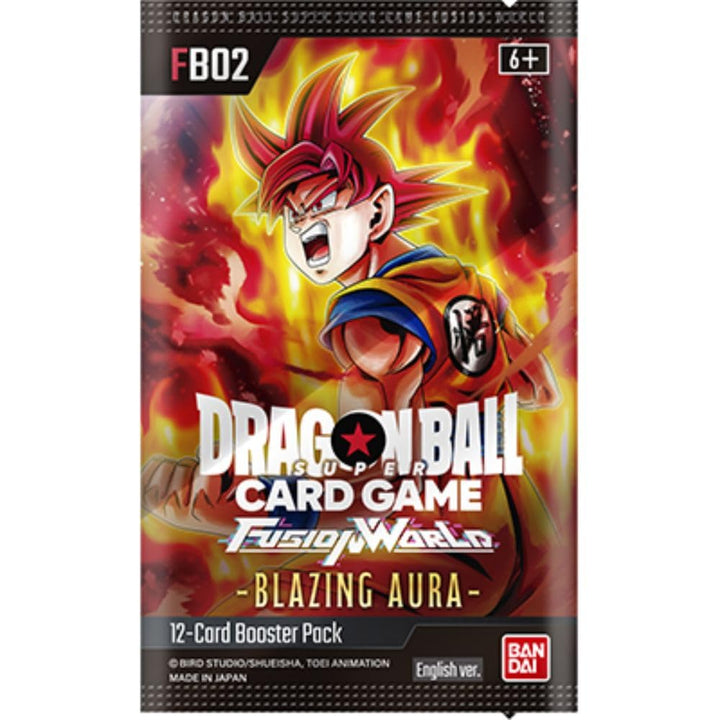 Bandai Dragon Ball Super CG: Fusion World 02 Booster Display