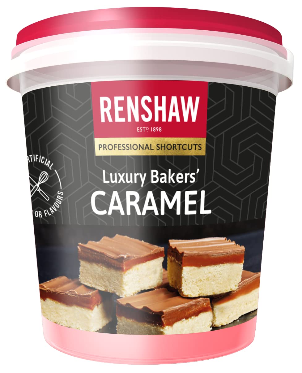 Renshaw Luxury Baker's Caramel - Ready to Use Dessert Topping | 400g Tub 1