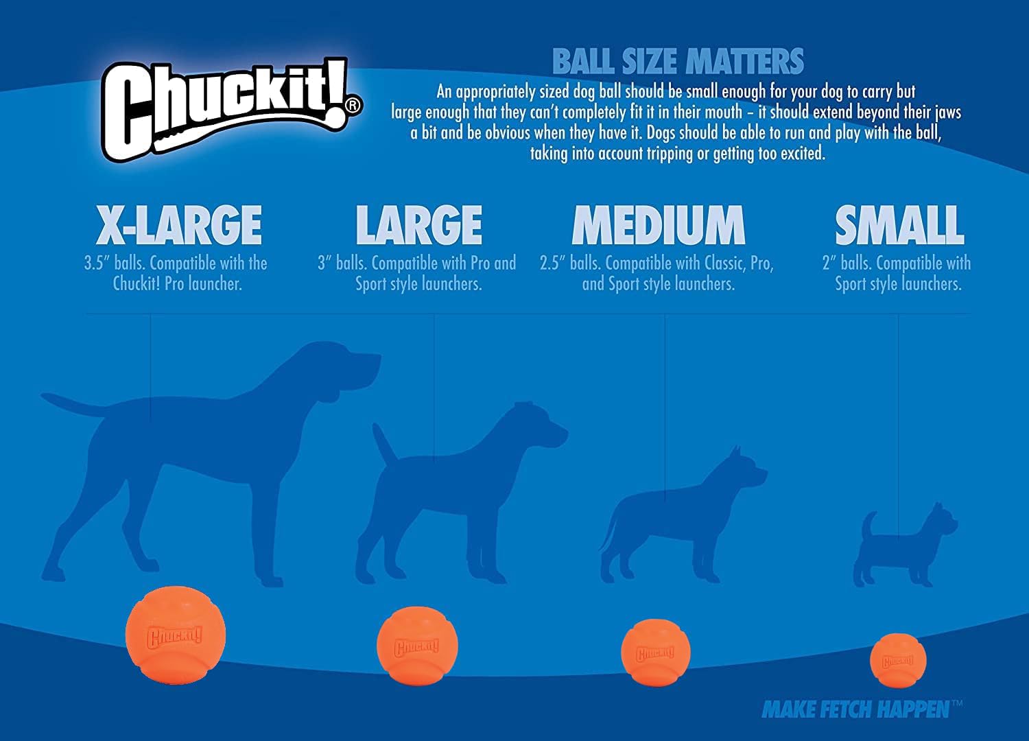 Chuckit! Fetch Ball Dog Toy - Durable Rubber for Small Dogs | Launcher Compatible | Pack of 2 6