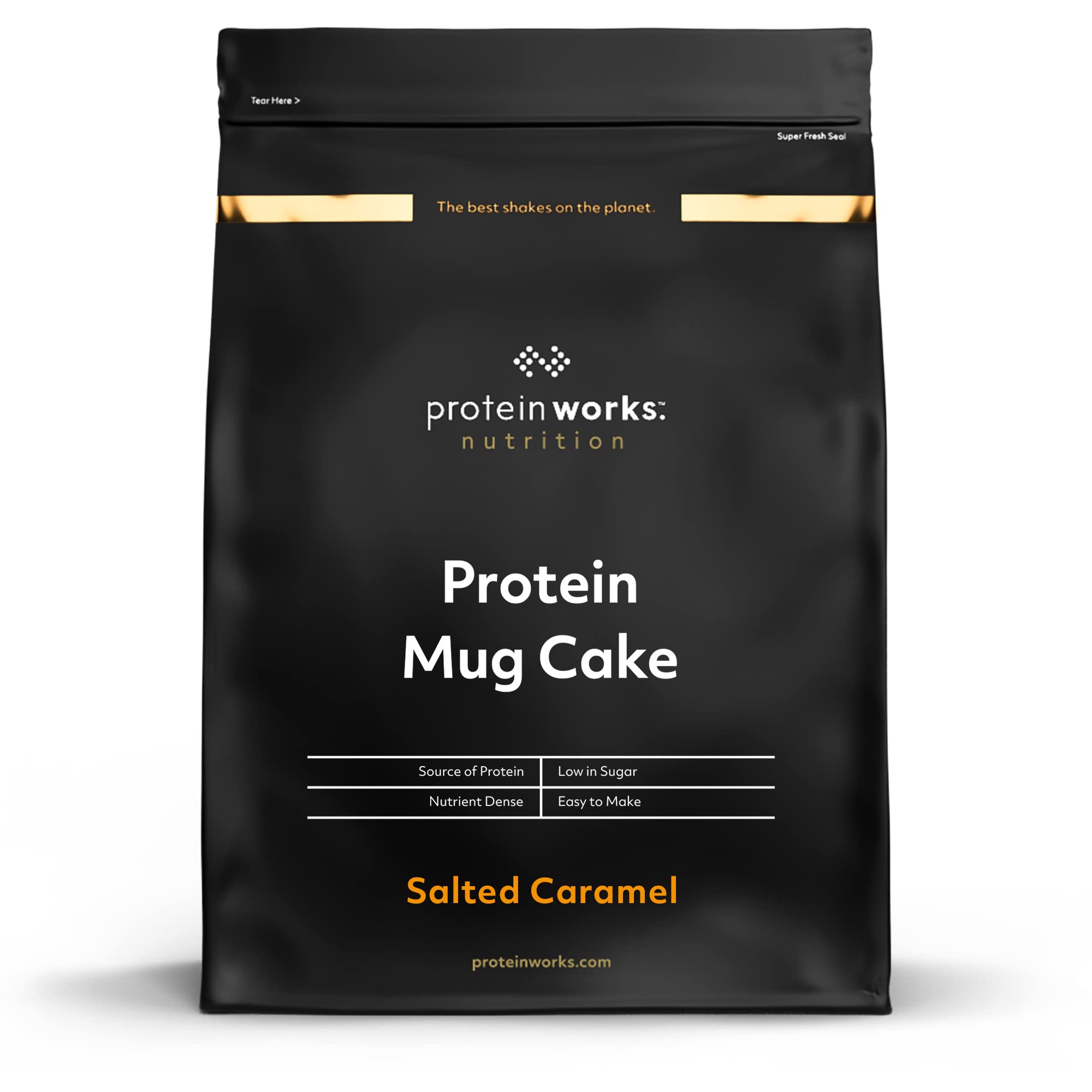 THE PROTEIN WORKS - Protein Mug Cake Mix | Choc Orange & Banana Flavors | 150 Calorie High Fibre Cake Mix 1