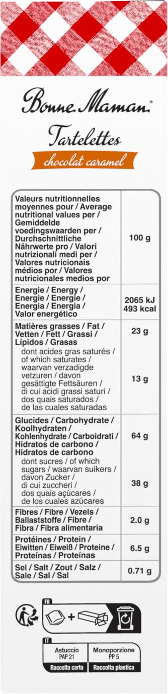 Bonne Maman - Tartelettes Chocolat Caramel, 135g (Pack of 5) 3