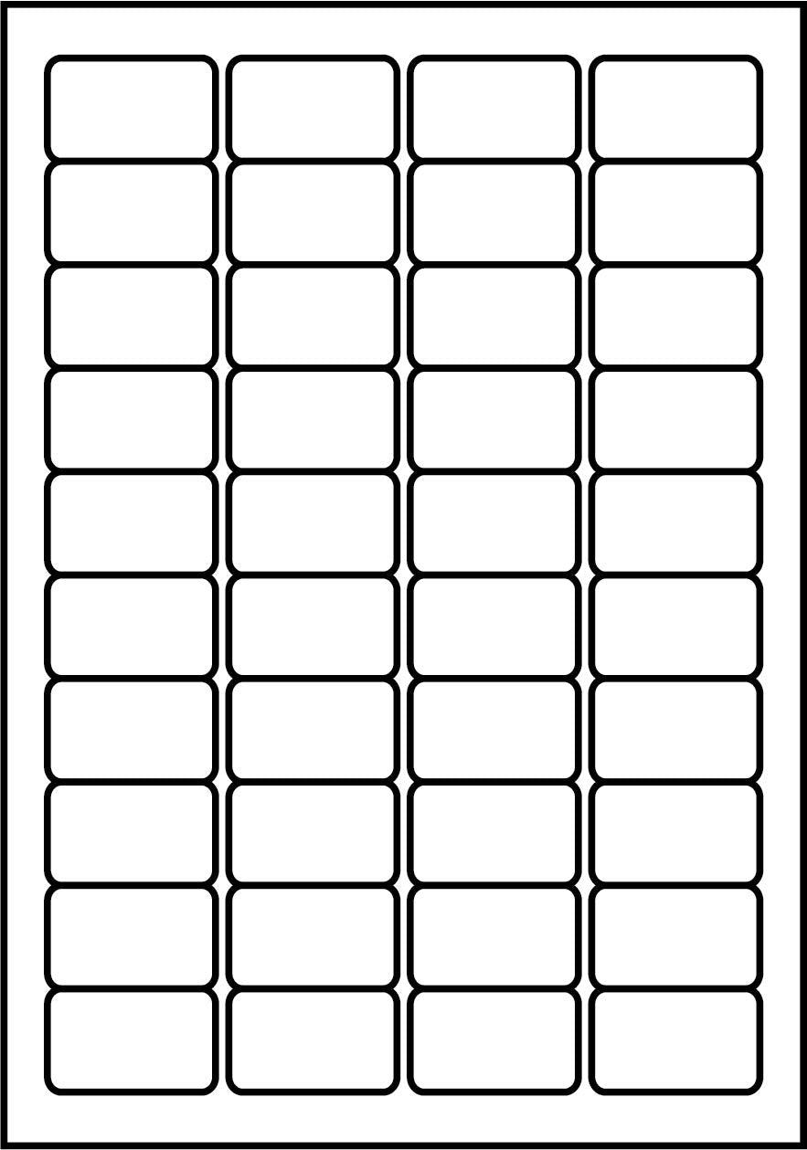 SmithPackaging A4 Self Adhesive Address Labels, 40 Labels Per Sheet, 100 Sheets, 4000 Total 1