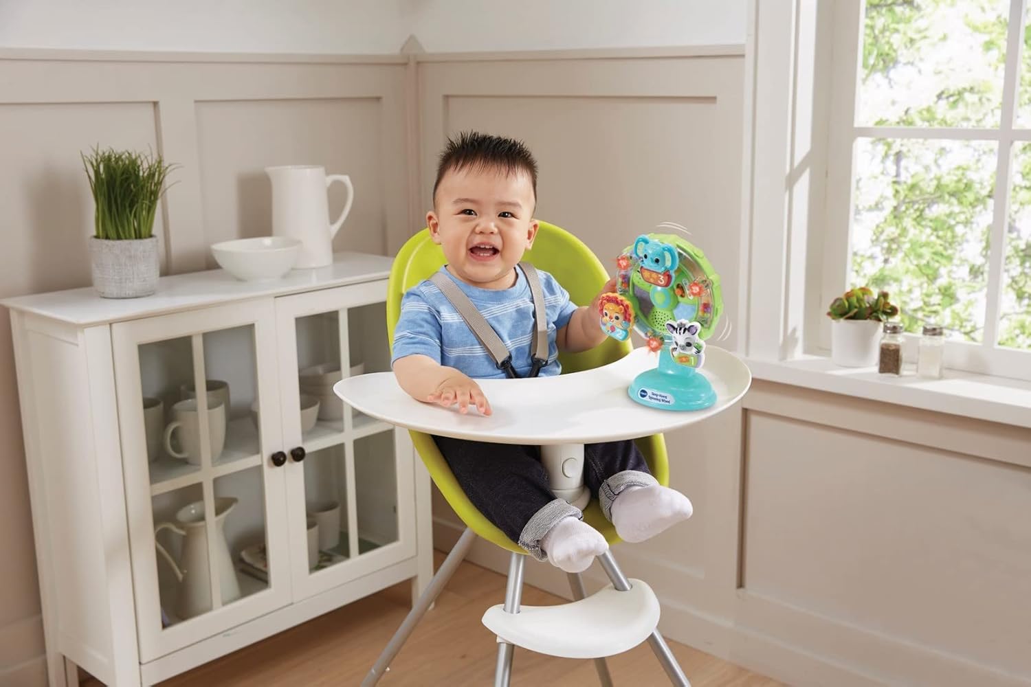VTech Baby Sing Along Spinning Wheel - Interactive Musical Toy for Sensory & Motor Skills Development 3