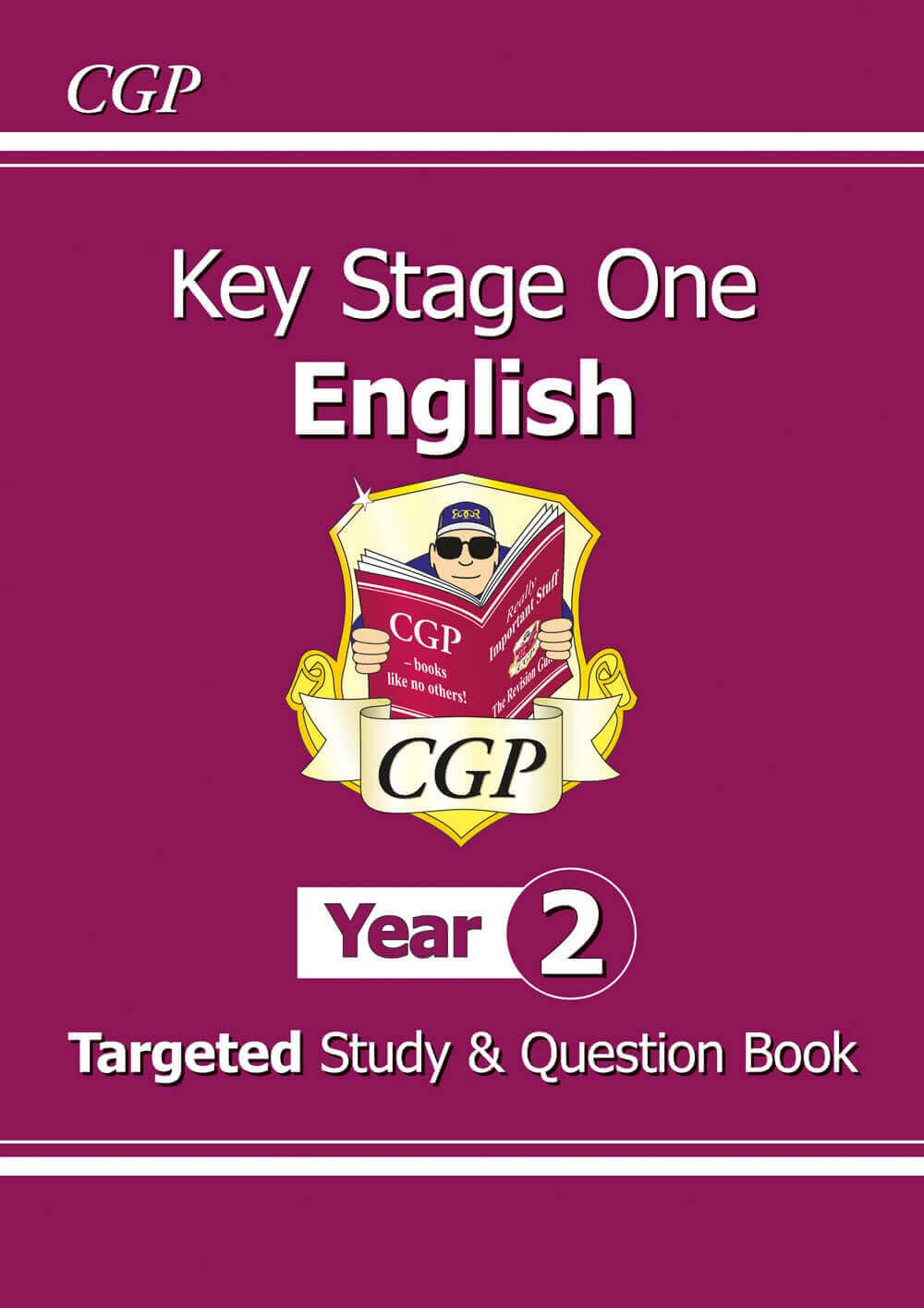 CGP Books KS1 English Targeted Study & Question Book - Year 2 | Ages 6-7 | 88 Pages 1