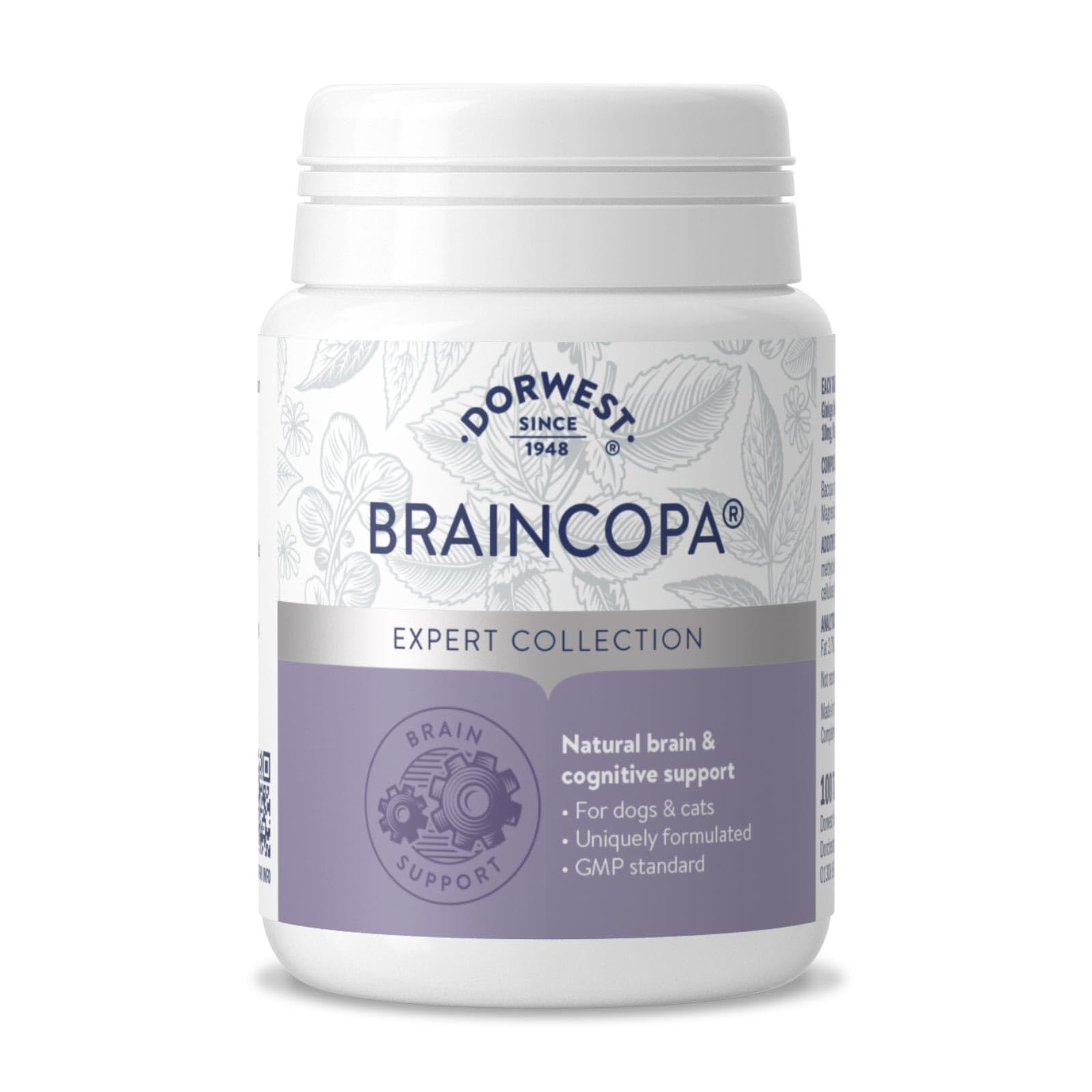 DORWEST HERBS BrainCopa Tablets - Cognitive Support for Dogs & Cats | 100 Count 1