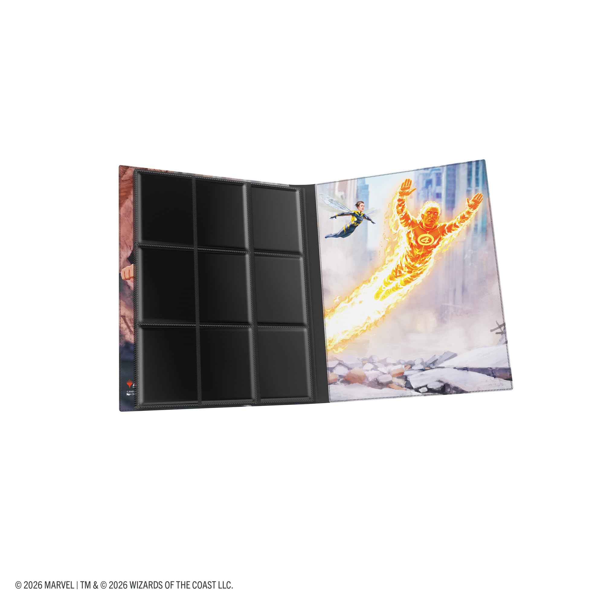 Gamegenic Marvel Super Heroes Casual Album - Holds 360 Cards | Side-Loading Pockets | Elastic Strap Closure 6