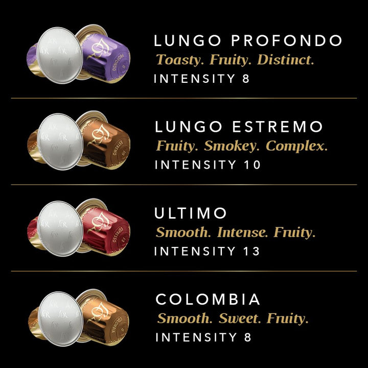 L'OR Espresso Breakfast Variety Box - 40 Recyclable Coffee Pods for Nespresso®* Compatible Machines