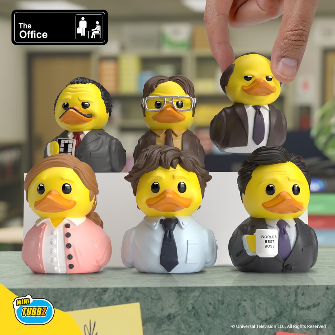 TUBBZ Mini: The Office - Dwight Schrute Cosplaying Rubber Duck Vinyl Figure
