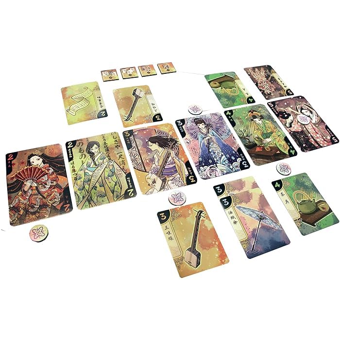 EmperorS4 Hanamikoji Board Game 11